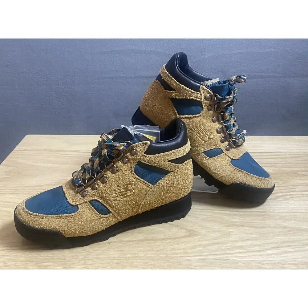New Balance‎ Men’s Rainer Hiking Boots Vibram Sz Men 5/Womens 6.5 Tan/Blue